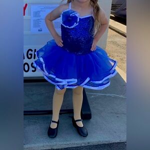 Revolution Royal Blue Sequin Dance Costume